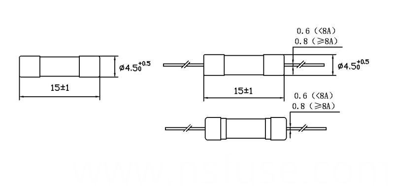 Micro Fuse Glass Tube Fast-Acting UR Certificate